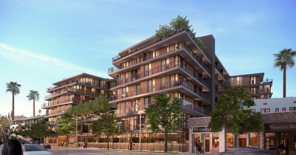 New apartments unwrapped at 2225 Sunset Boulevard in Echo Park
